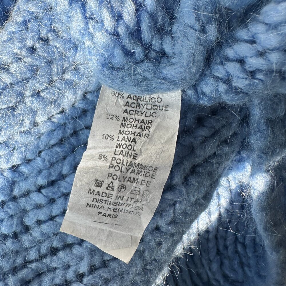 Mohair Chunky Knit Cardigan - Picture 3 of 6